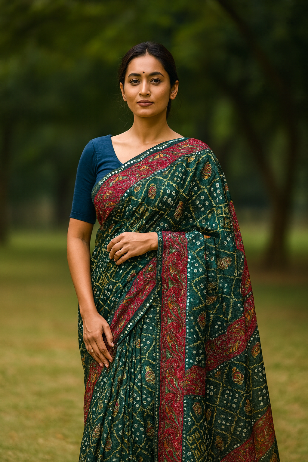 Bandhani Bliss Saree