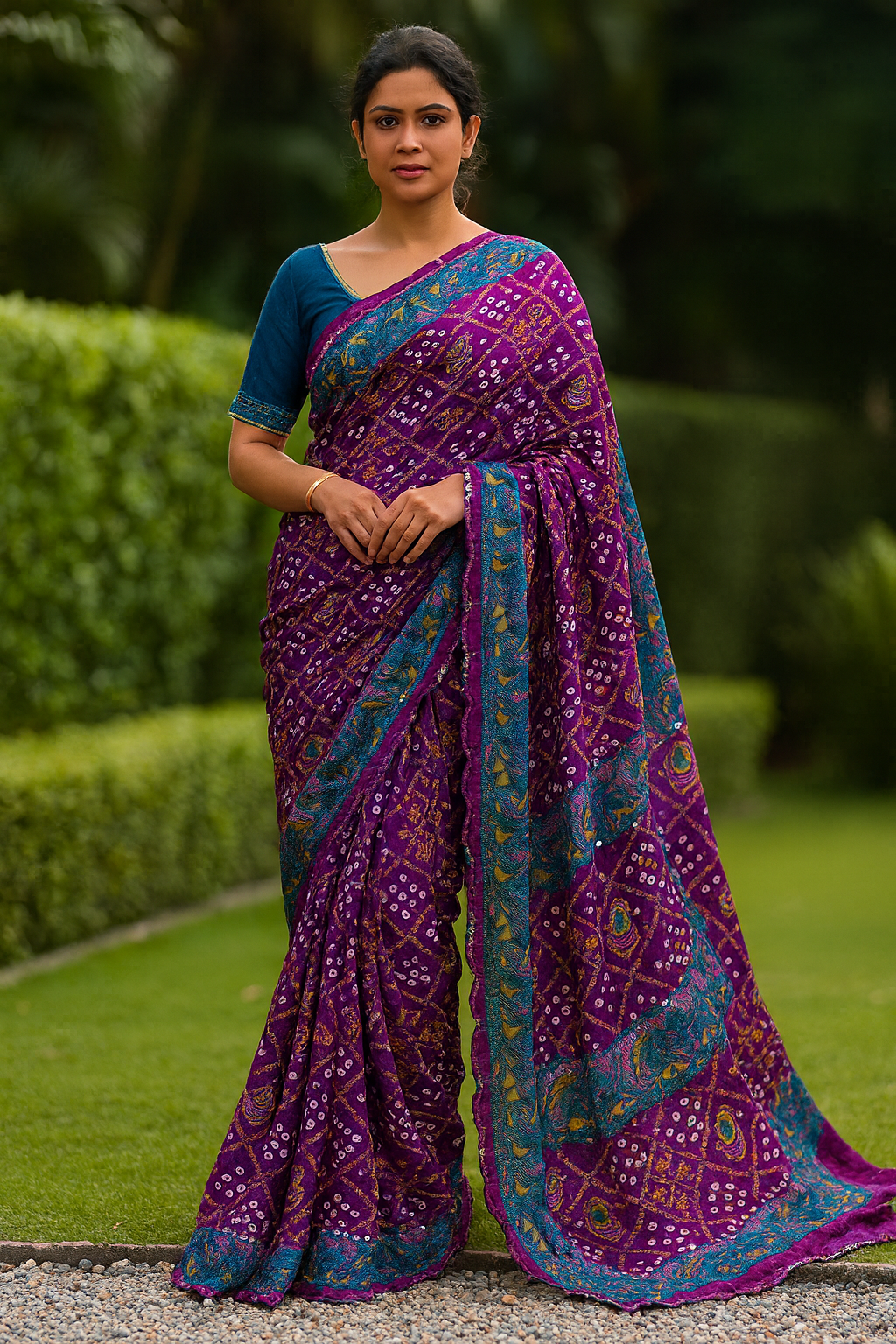 Bandhani Bliss Saree