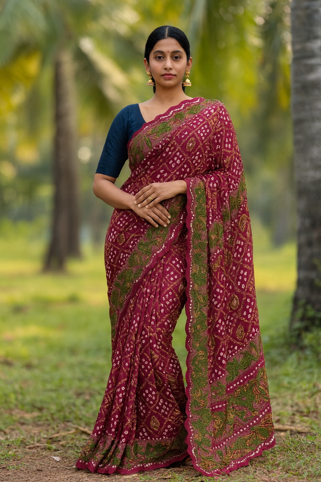 Bandhani Bliss Saree