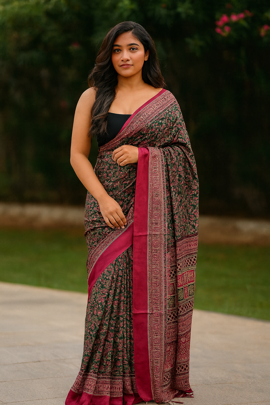 Malai Silk Blend Saree