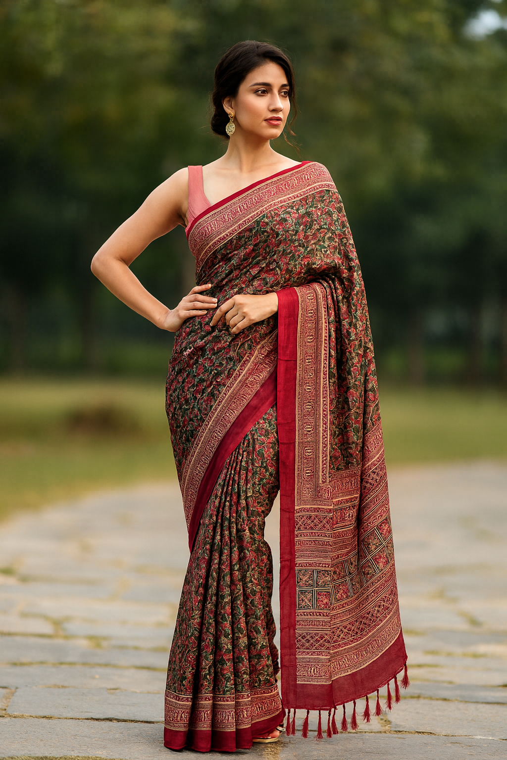 Malai Silk Blend Saree